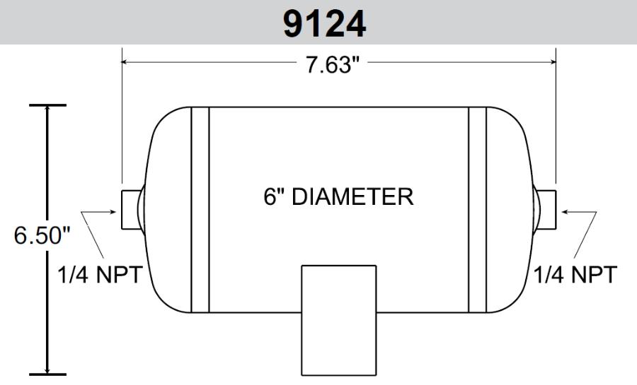 Image for 1.9 Litre (0.5 Gallon) Air Reservoir