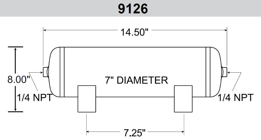 Image for 7.57 Litre (2 Gallon) Air Reservoir